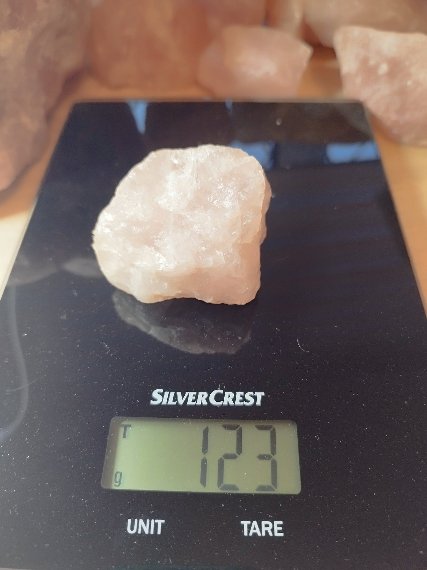 Rose Quartz Raw 123g